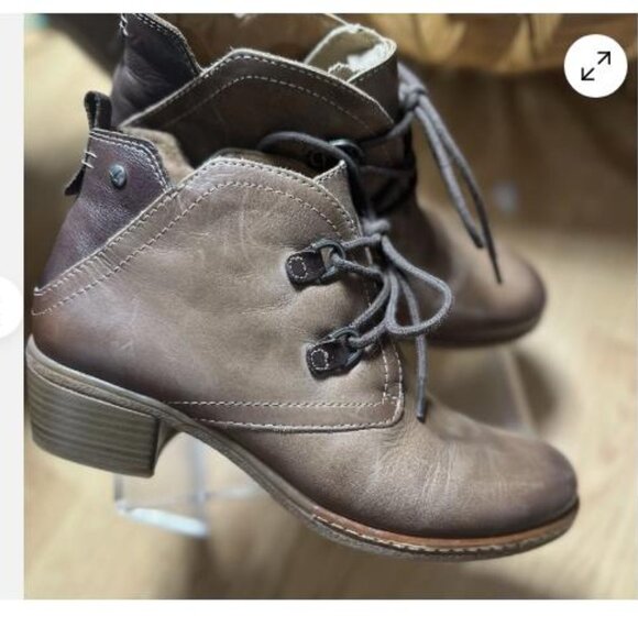 PIKOLINOS Rotterdam Ankle Boots Brown Cuero Sz EU 38 US 7.5-8 - Picture 1 of 9